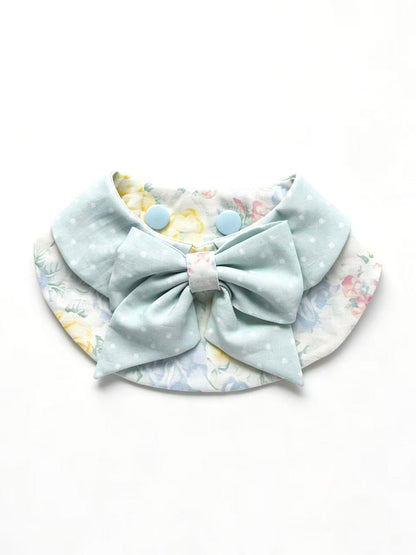 Bluebell Garden Bow Collar
