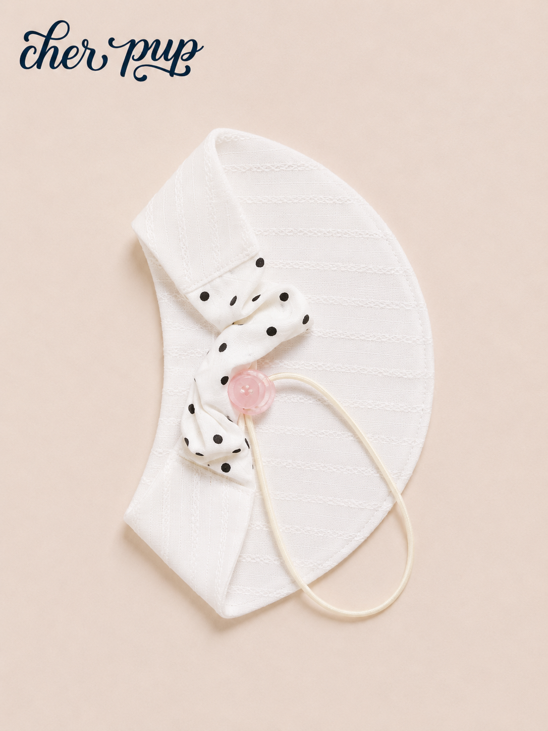 Amour Bow Collar flat lay
