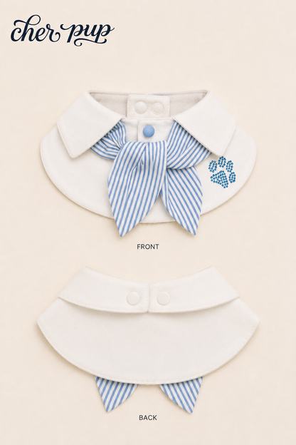 Campus Crush Collar Set fabric texture detail