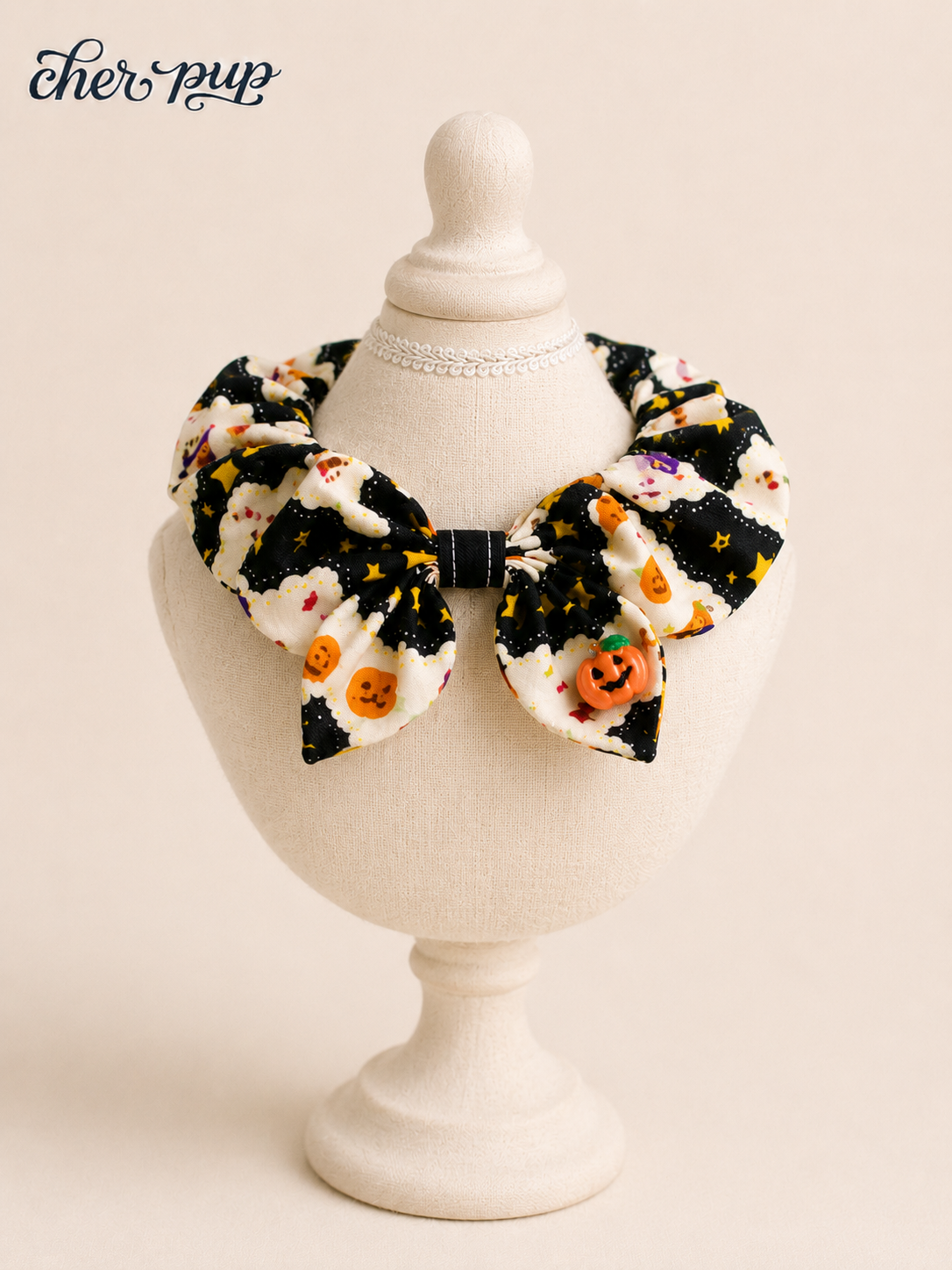 Spooky Sweetheart Collar product detail on display