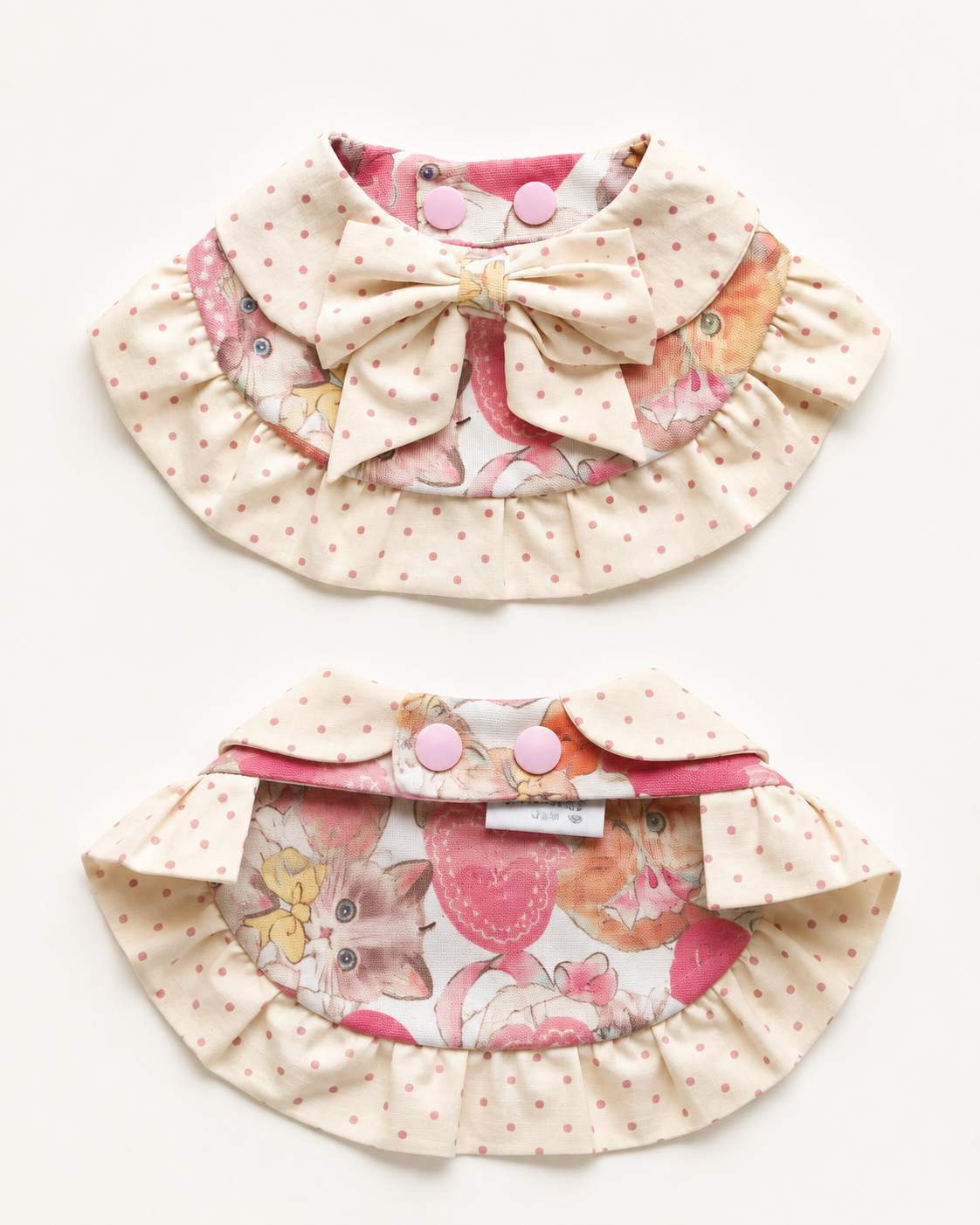 The Kitty Amour Collar front and back view