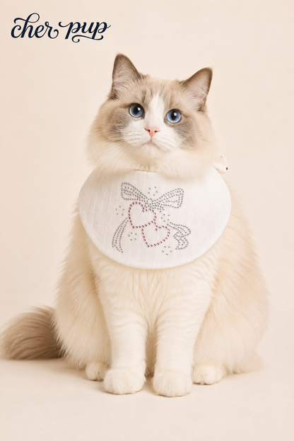 Amour Bow Collar fabric detail